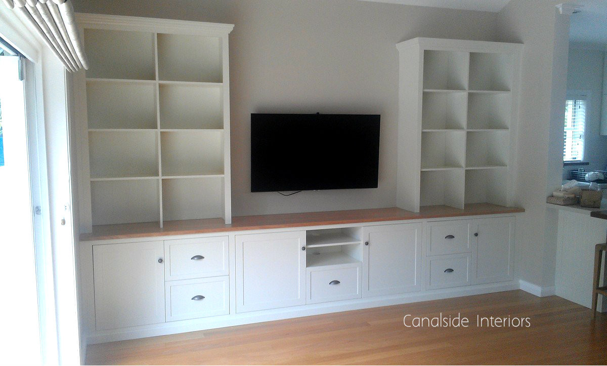 Custom Made Wall TV Entertainment Units - Dover Heights Premises