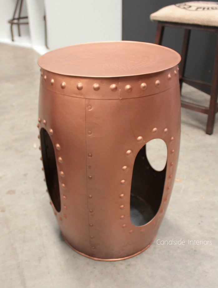 Morocco Drum Side Table / Stool - Medium