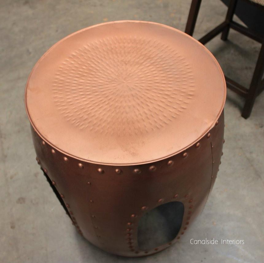 Morocco Drum Side Table / Stool - Large