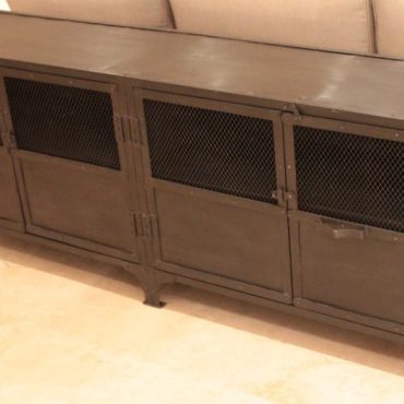 Foundry Industrial Cabinet with Mesh Doors