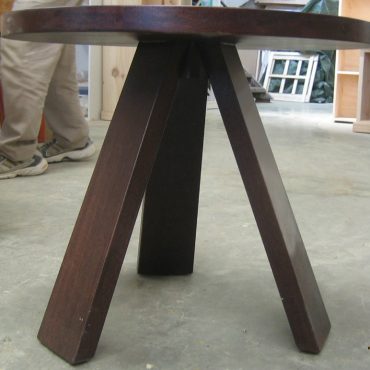 Wedge Round Side Table - Custom Made by Canalside Interiors