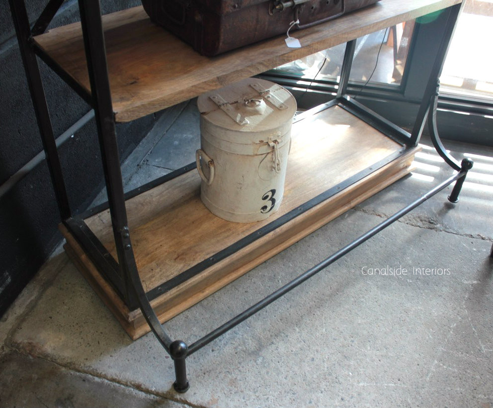 Diaz Rustic Open Bookshelf