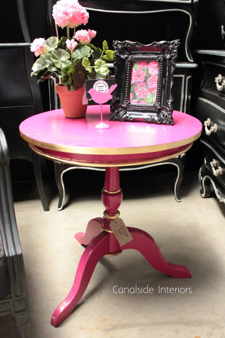Candy Crushed Side Table