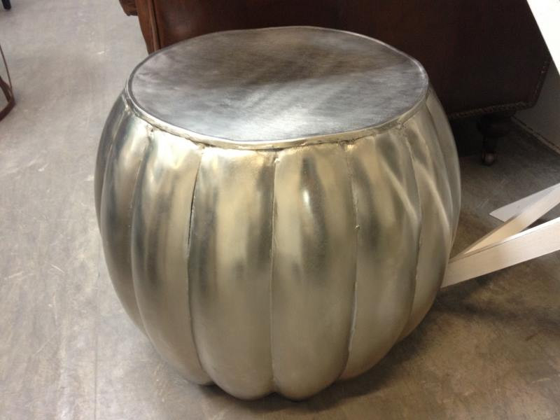 Metal Melon Stool /  Side Table