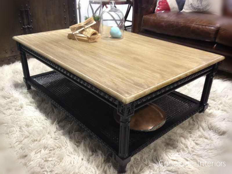 Hamptons Rattan Coffee Table