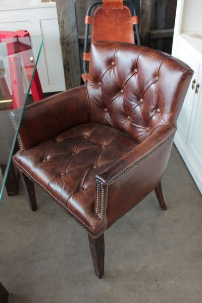 Memphis Aged Leather Armchair