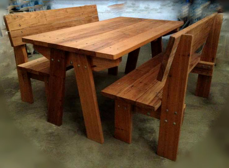 Cherry Valley Dining Table & Benches