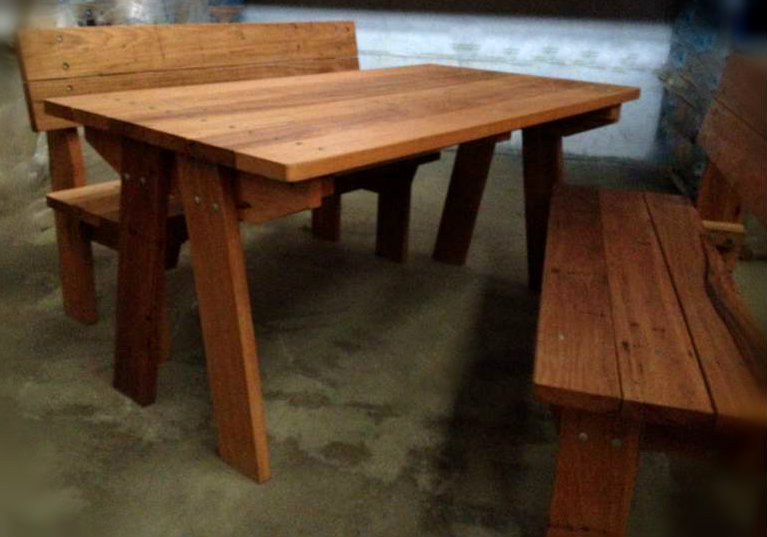 Cherry Valley Dining Table & Benches
