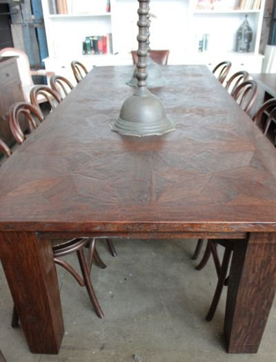 Ika Parquetry Dining Table - 300cm