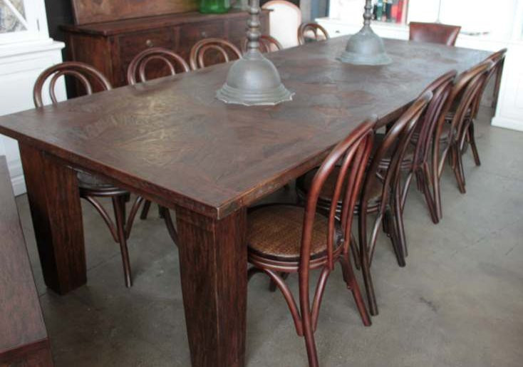 Ika Parquetry Dining Table - 300cm