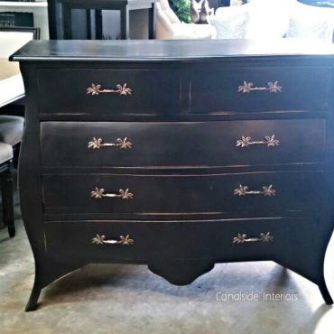 Pierre Commode - Distressed Black