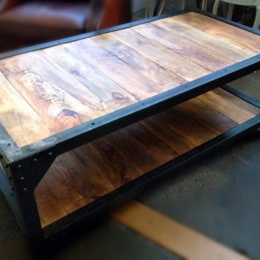 Carriage Industrial Coffee Table II
