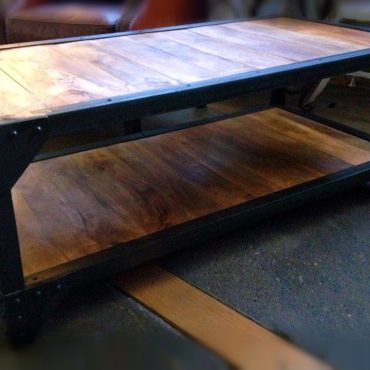 Carriage Industrial Coffee Table II