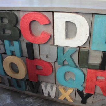 Alphabet Sideboard - Coloured