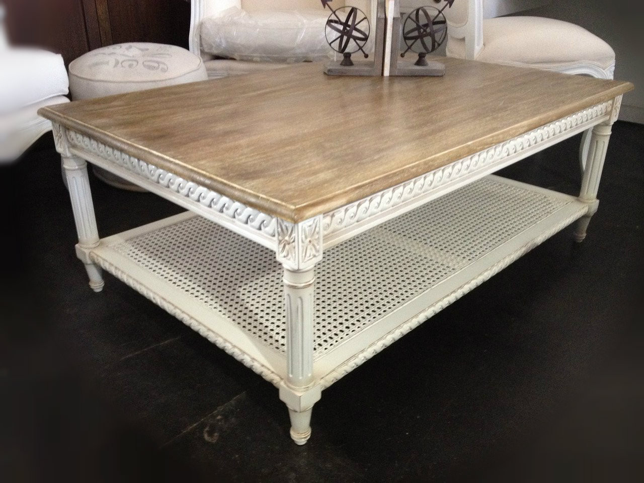 Hamptons Rattan Coffee Table