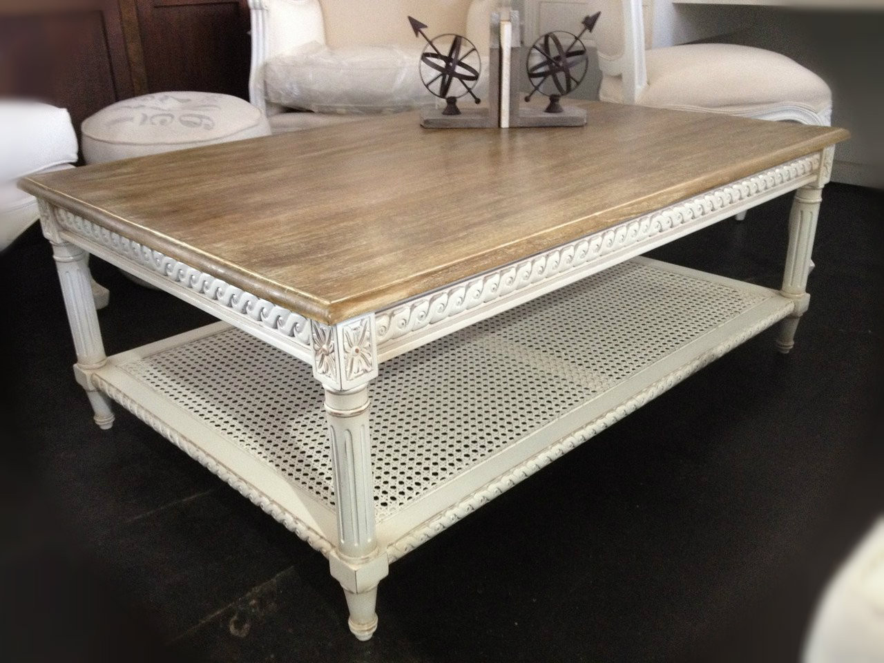 Hamptons Rattan Coffee Table