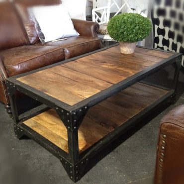 Carriage Industrial Coffee Table II