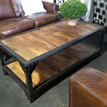 Carriage Industrial Coffee Table II