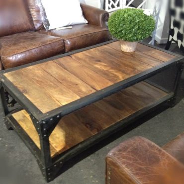 Carriage Industrial Coffee Table II