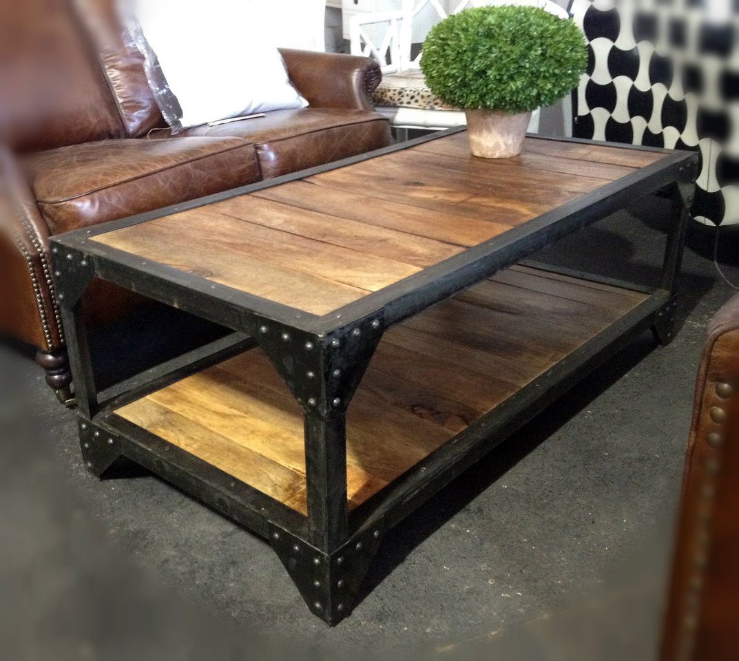 Carriage Industrial Coffee Table II