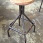Sarah Woodtop Industrial Stool