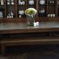 Tasmanian Oak Table & 2 x Benches Set
