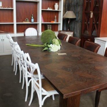 Ika Parquetry Dining Table - 300cm