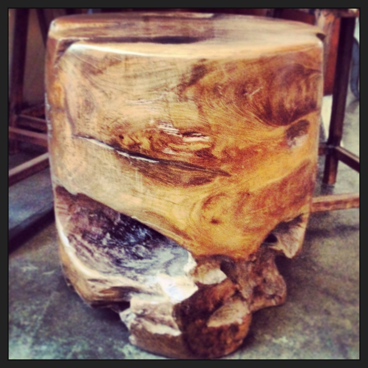 Log Trunk Stool