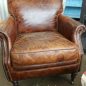 Newport Aged Leather Armchair