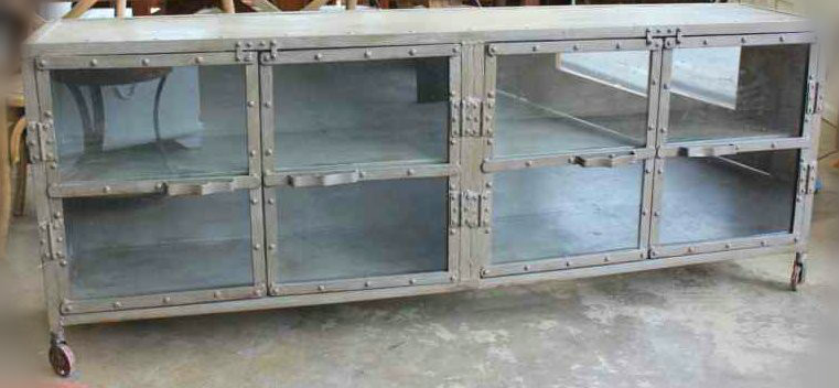 Foundry Industrial Glass Door ETU Front View