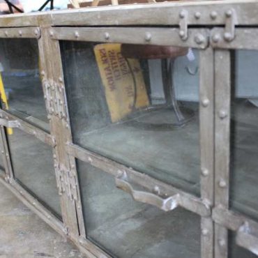Foundry Glass Door Cabinet Close Up