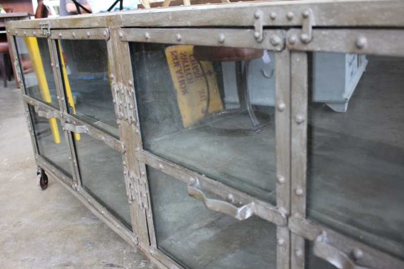 Foundry Glass Door Cabinet Close Up