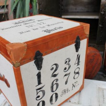 French Industrial Storage Trunk