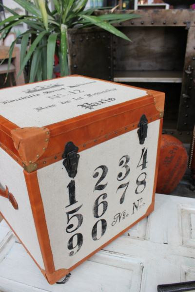 French Industrial Storage Trunk