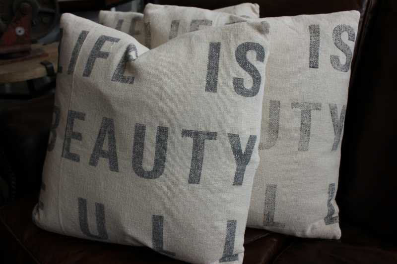 Cushion - "Life is Beautiful"