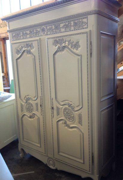 Anthony Armoire - White & Grey