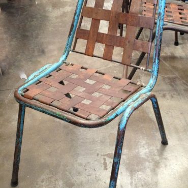 Aqua Verde Industrial Chair
