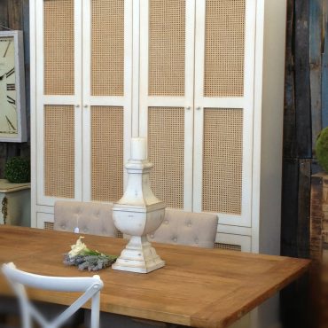 Hamptons Rattan Bespoke Wall Unit