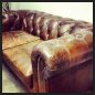 Lincoln Aged Leather Chesterfield