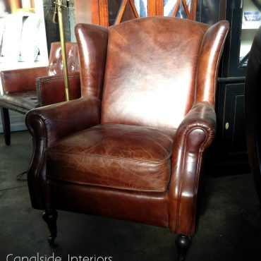 Cambridge Aged Leather Wingback