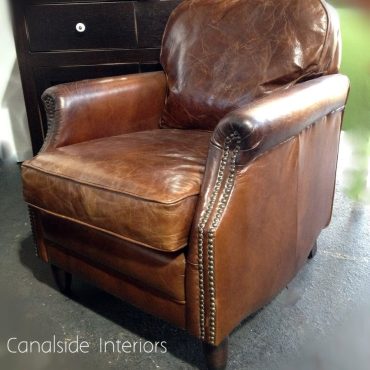 Kennedy Aged Leather Armchair