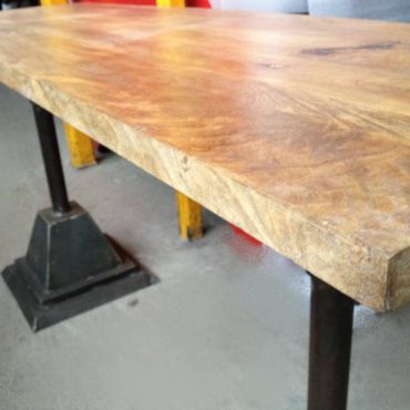 Lamp Post Console Table - Industrial