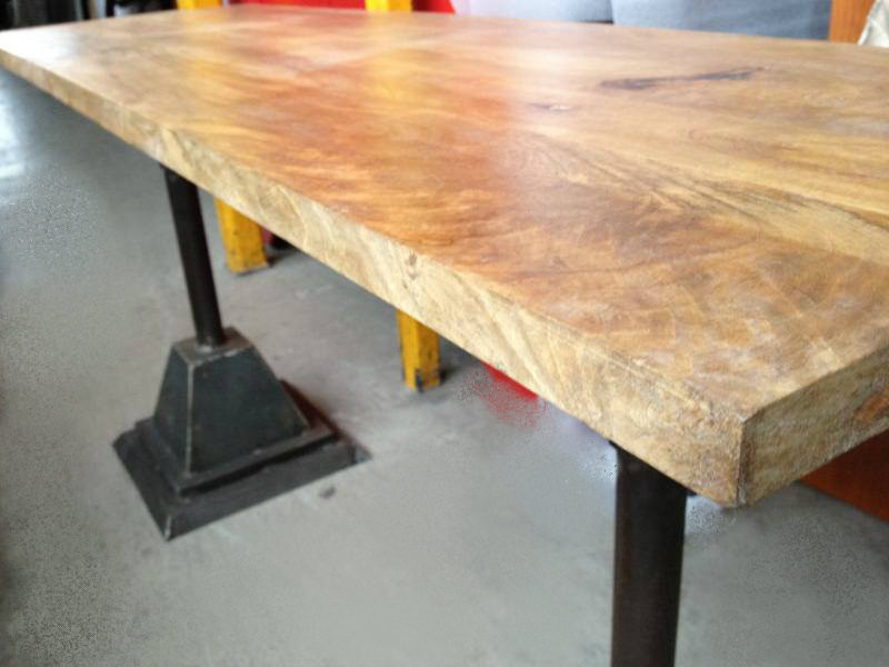 Lamp Post Console Table - Industrial