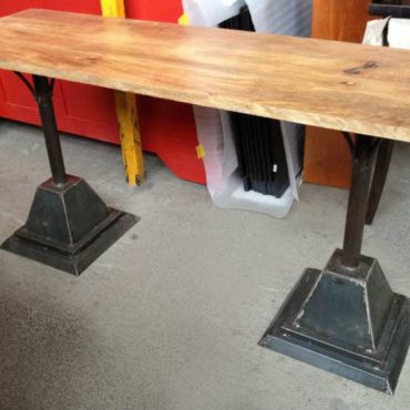 Lamp Post Console Table - Industrial
