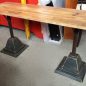 Lamp Post Console Table - Industrial