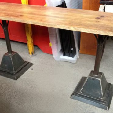 Lamp Post Console Table - Industrial