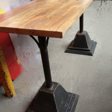 Lamp Post Console Table - Industrial