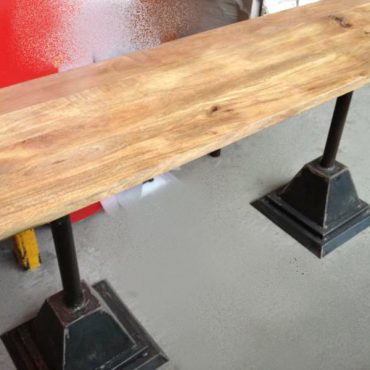 Lamp Post Console Table - Industrial