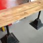 Lamp Post Console Table - Industrial