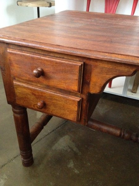 Wooden Study 4 Drawer Desk